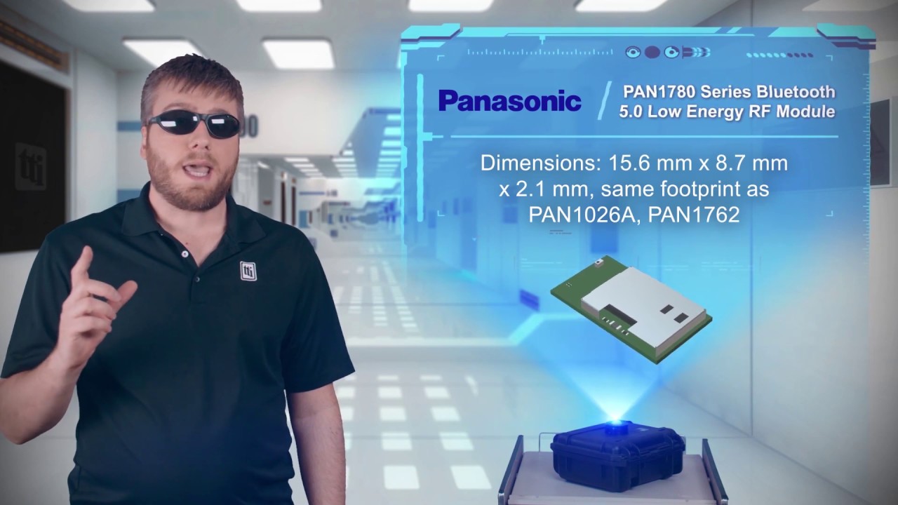Panasonic PAN1780 Bluetooth 5.0 Low Energy RF Module - Tech Specs | TTI, Inc.