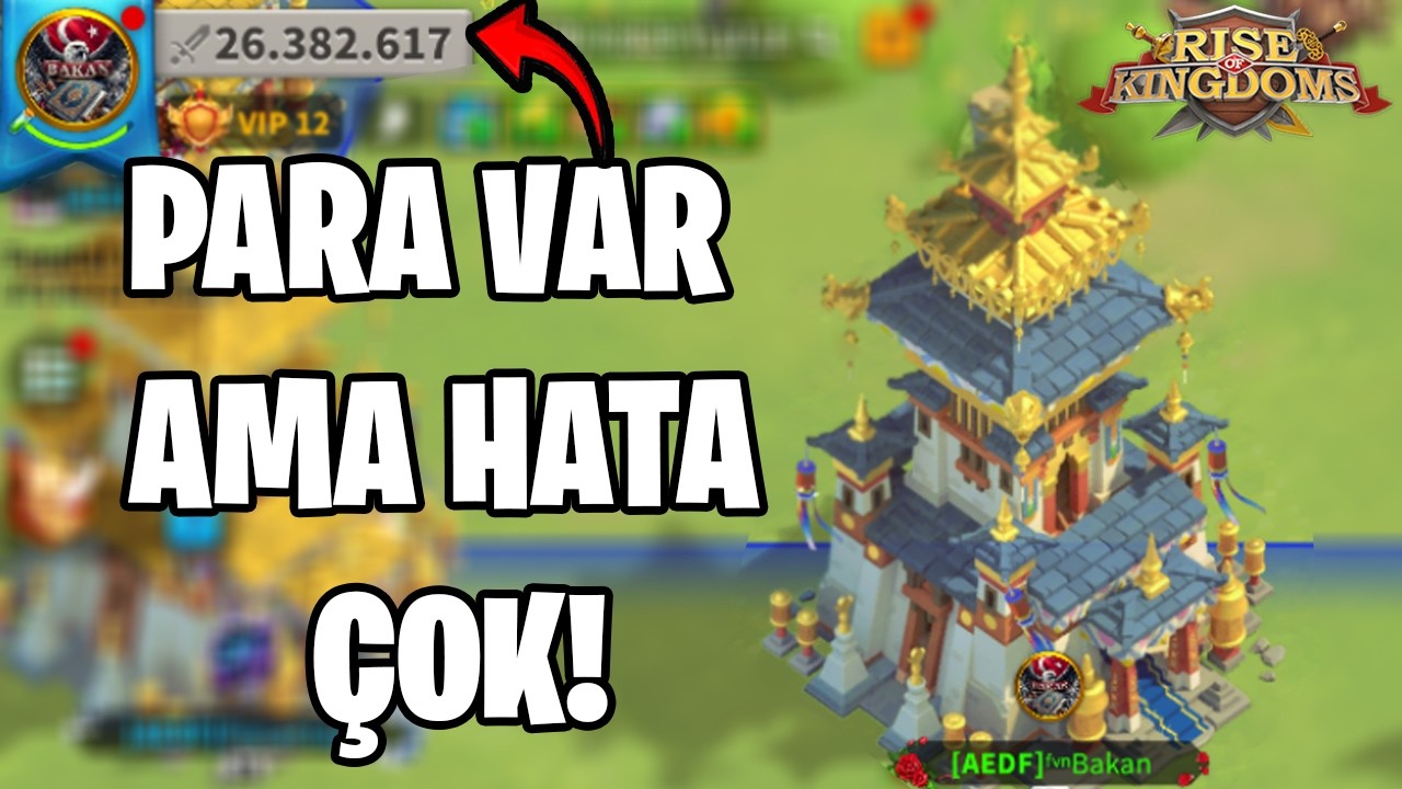 97 GÜNDE PARA YATIRDI AMA BÜYÜK HATALAR YAPTI! Hesap İncelemesi – Rise of Kingdoms