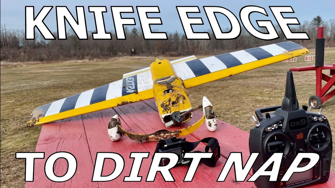 CRASH - EXTRA 300S great planes 46 nitro