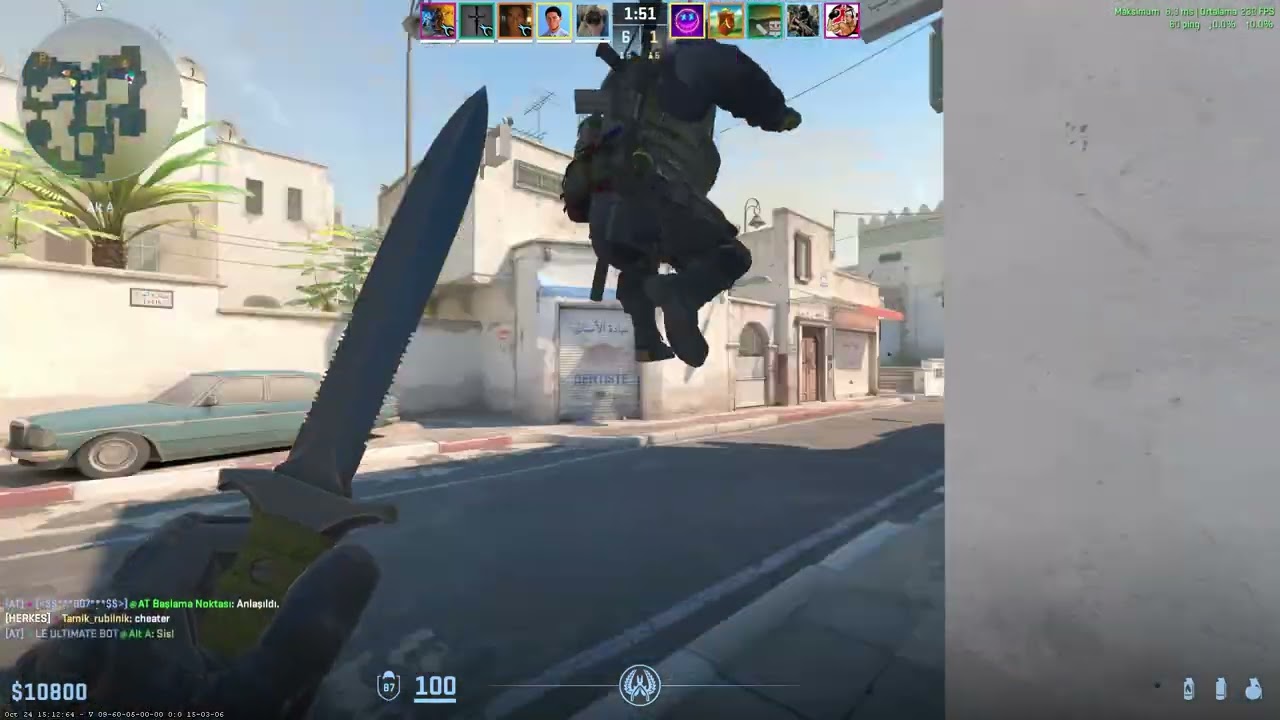 VETFAK TAYFA VE ARAP AGALAR DUST2 1. MAÇ CS2