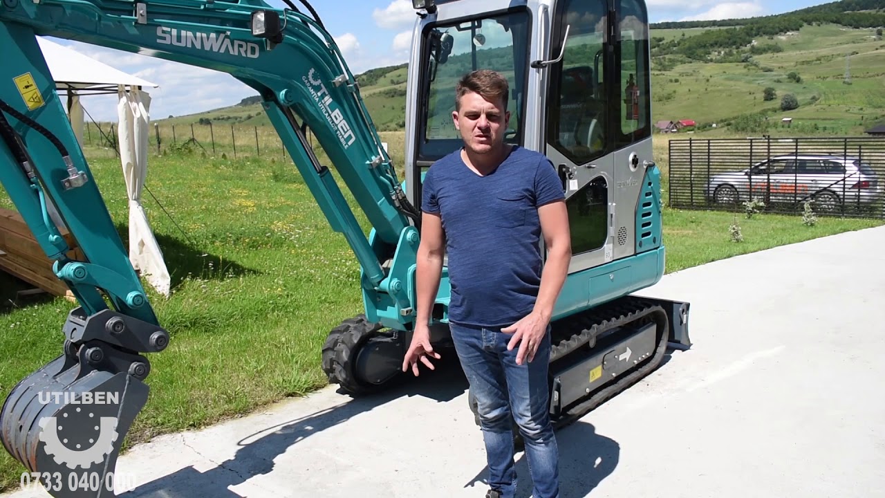 Client multumit de Miniexcavatorul Sunward SWE25B - Achizitionat prin Start up Nation