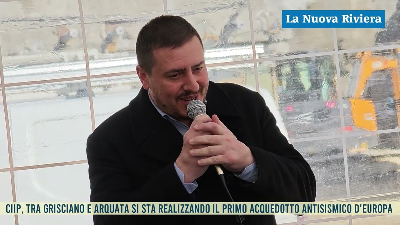 Ciip, primo acquedotto antisismico d’Europa: inaugurata la galleria di Grisciano