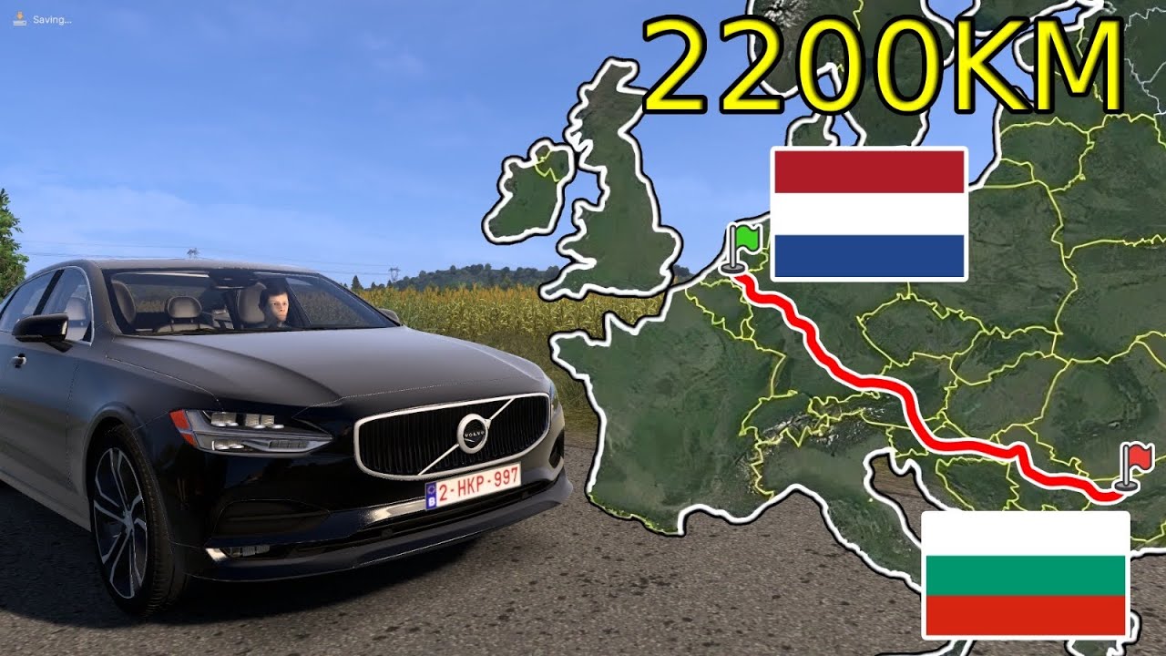 ETS2 Elite Car Experience (Eindhoven to Pleven) Netherlands to Bulgaria | Euro Truck Simulator 2