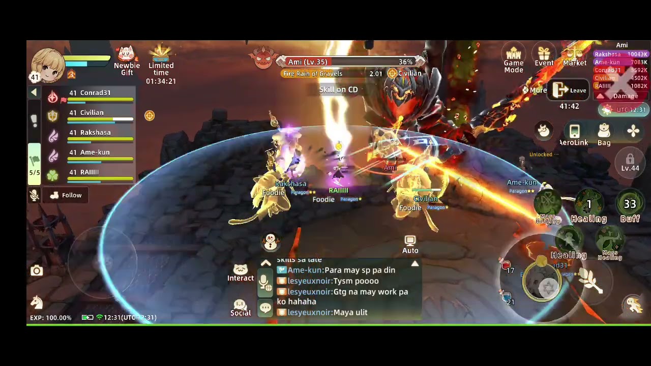 tree of savior- DT Ami run healer pov