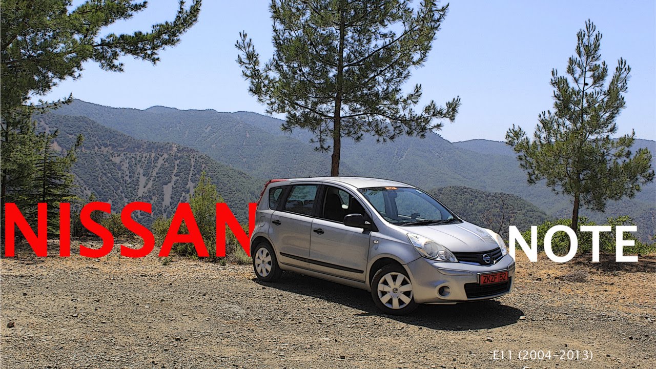 NISSAN NOTE E11, он же мини-вэн TONE. 2012. Подробный обзор звука салона и экстерьера.