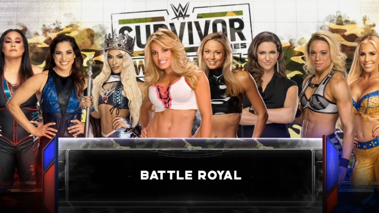 8 Women's Battle Royal Match 🔥#viral #wwefans #battleroyale #wwe2k23 
