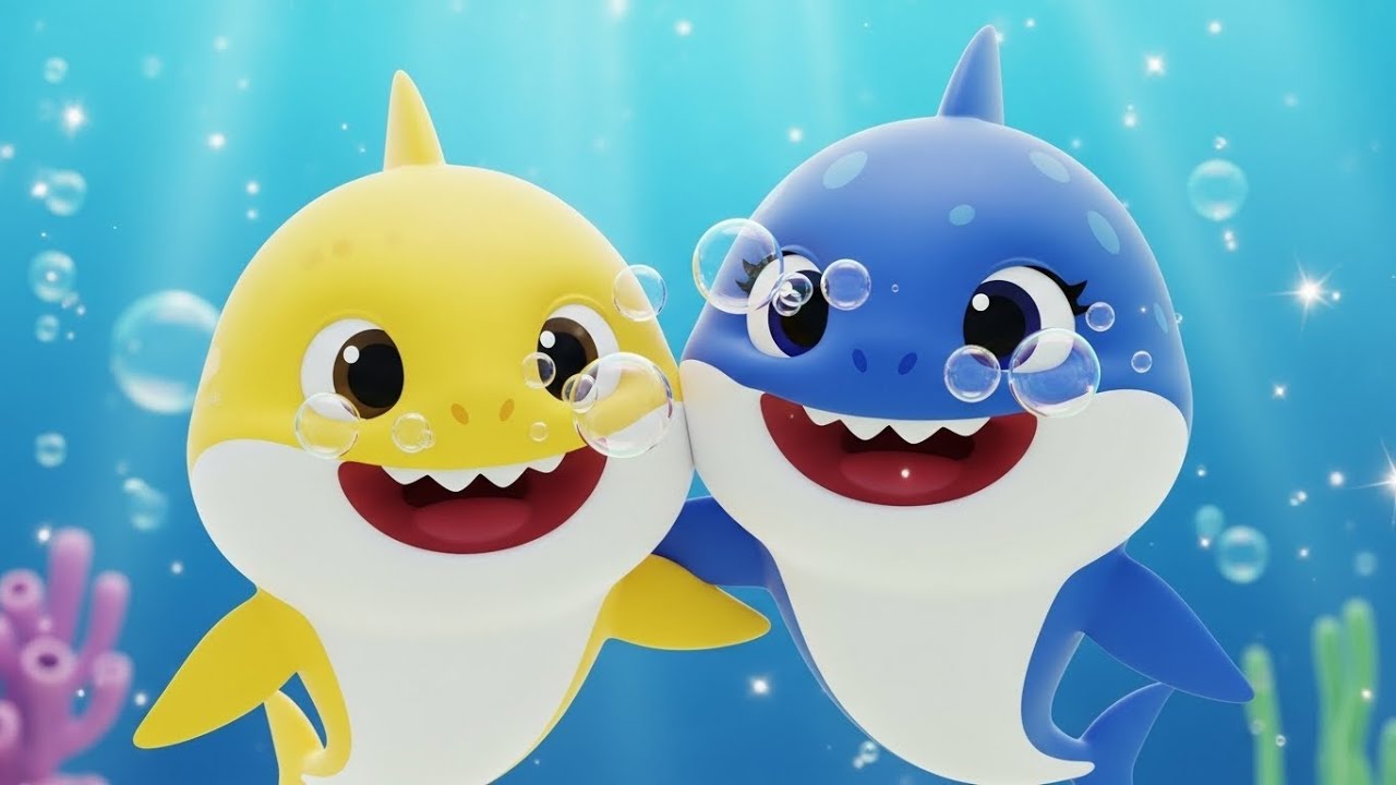 Неожиданный всплеск с друзьями Малыша-акулы 🦈💦🎉 | Мультфильм для детей и весёлые приключения