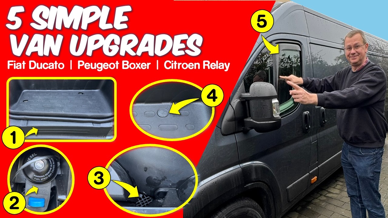 Защитите свой фургон: 5 быстрых модификаций для Ducato, Boxer и Relay