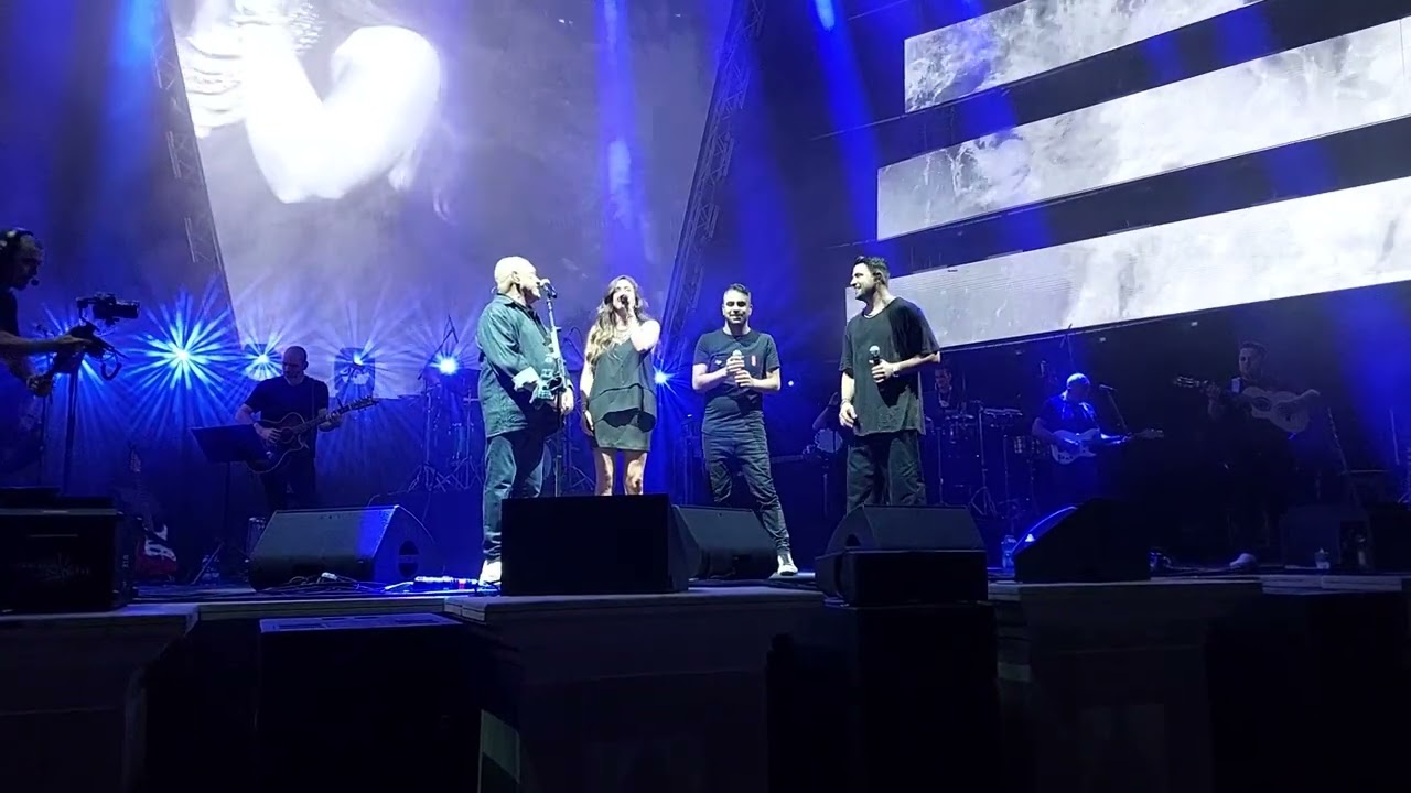 שלומי שבת, מנור שבת, משה פרץ וניר פרץ- אבא+ גיבור של אמא- אמפי קיסריה- 6.6.2023