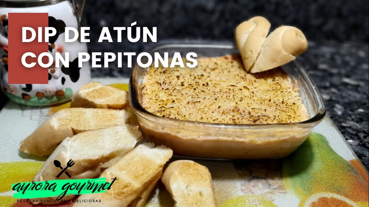 DIP DE ATÚN CON PPEPITONAS. Salsa de Atún