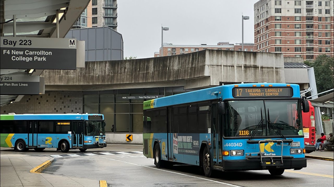 WMATA Metrobus & Montgomery County Transit Ride-On Compilation at Silver Spring #4