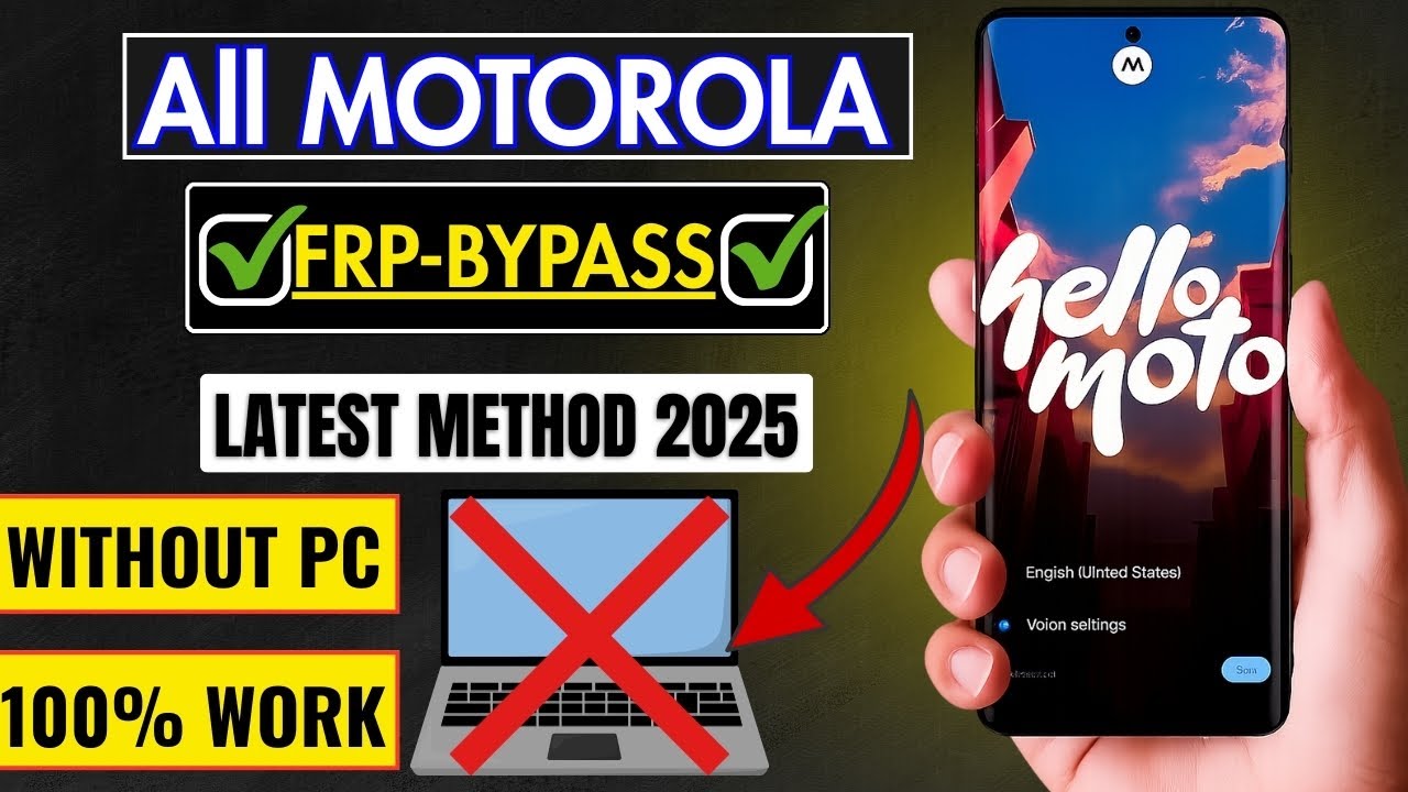 🚨 How to Remove Google Account Lock on Motorola After Factory Reset | No PC