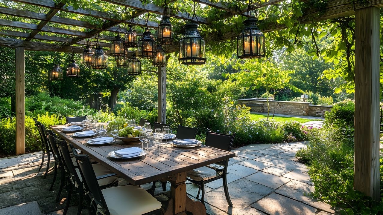 Want a Cozy Patio? Make These Stunning Farmhouse Glass Bottle Lanterns from Upcycled Bottles!