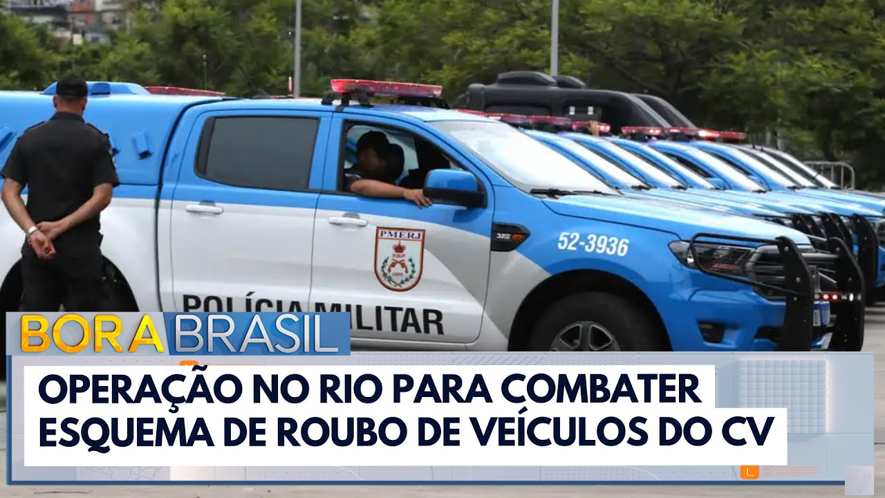 Polícia do RJ faz operação para combater esquema de roubo de veículos | Bora Brasil