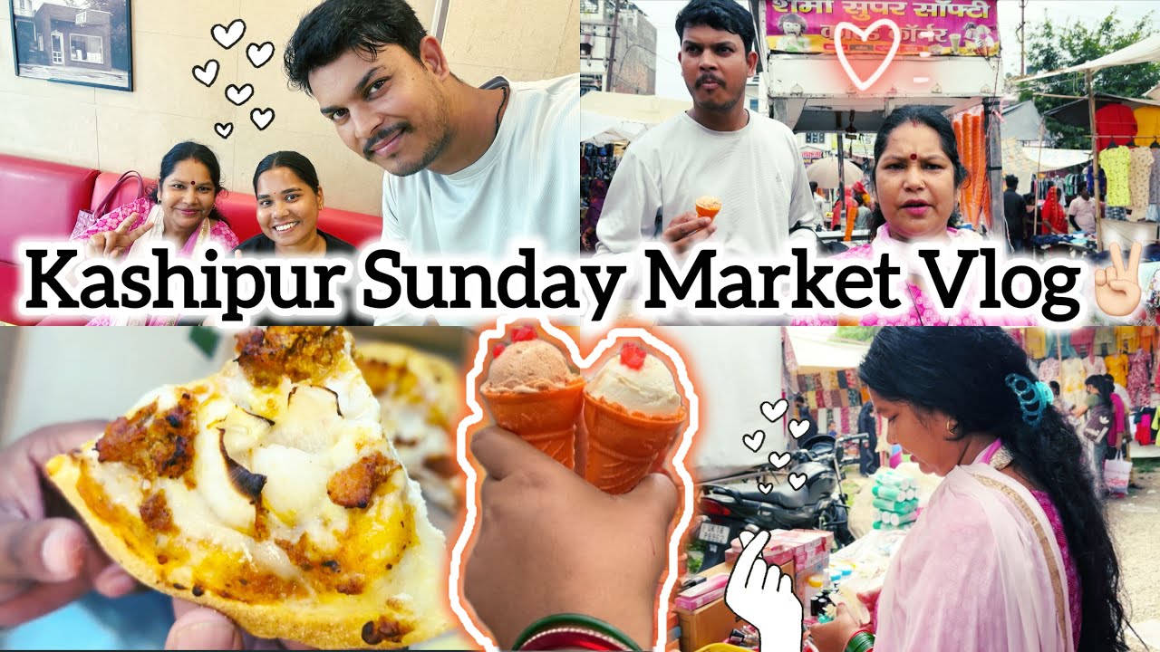 Kashipur Sunday Market Vlog✌🏻||Bhawna Arya Vlogs||Vlog|| DailyLifeStyle||