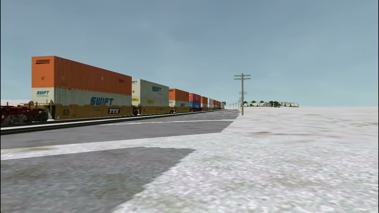 ORTS: High Speed UP C45ACCTE #7345 EB ZBRG2B-01 At Luzerne, IA
