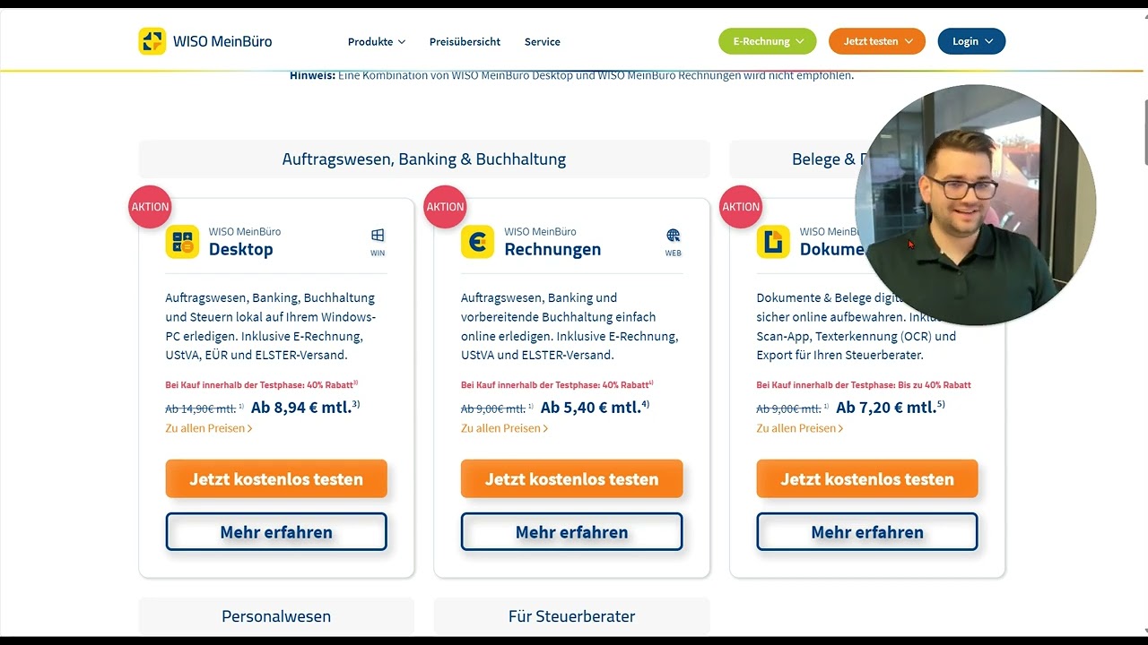 WISO Mein B&uuml;ro - Lohnt sich die DATEV Schnittstelle?