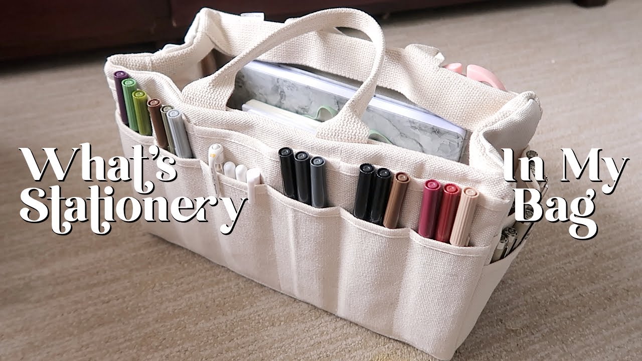 What's In My Stationery Bag | Organize with Me