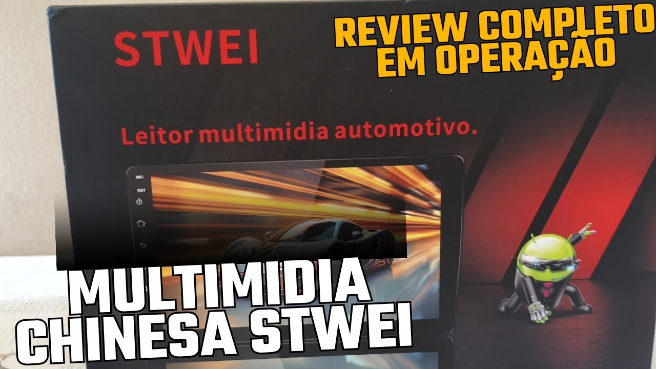 A poderosa Multimídia Chinesa Stwei Android Aliexpress 