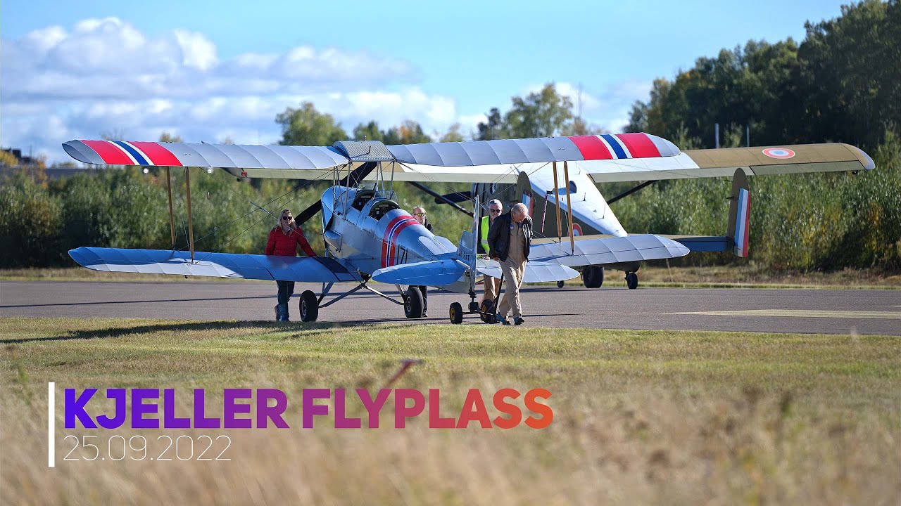 Kjeller flyplass 25.09.2022 | 8k 60fps