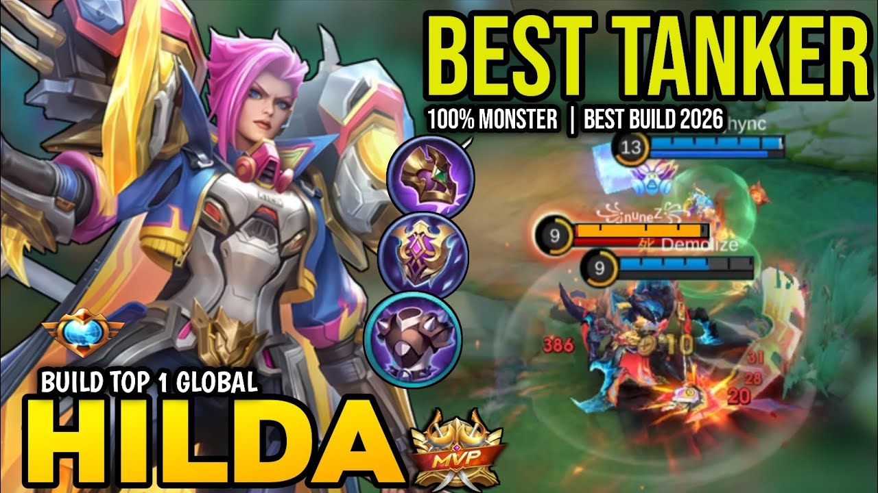 HILDA BEST BUILD 2026 | BUILD TOP 1 GLOBAL HILDA GAMEPLAY | MOBILE LEGENDS✓