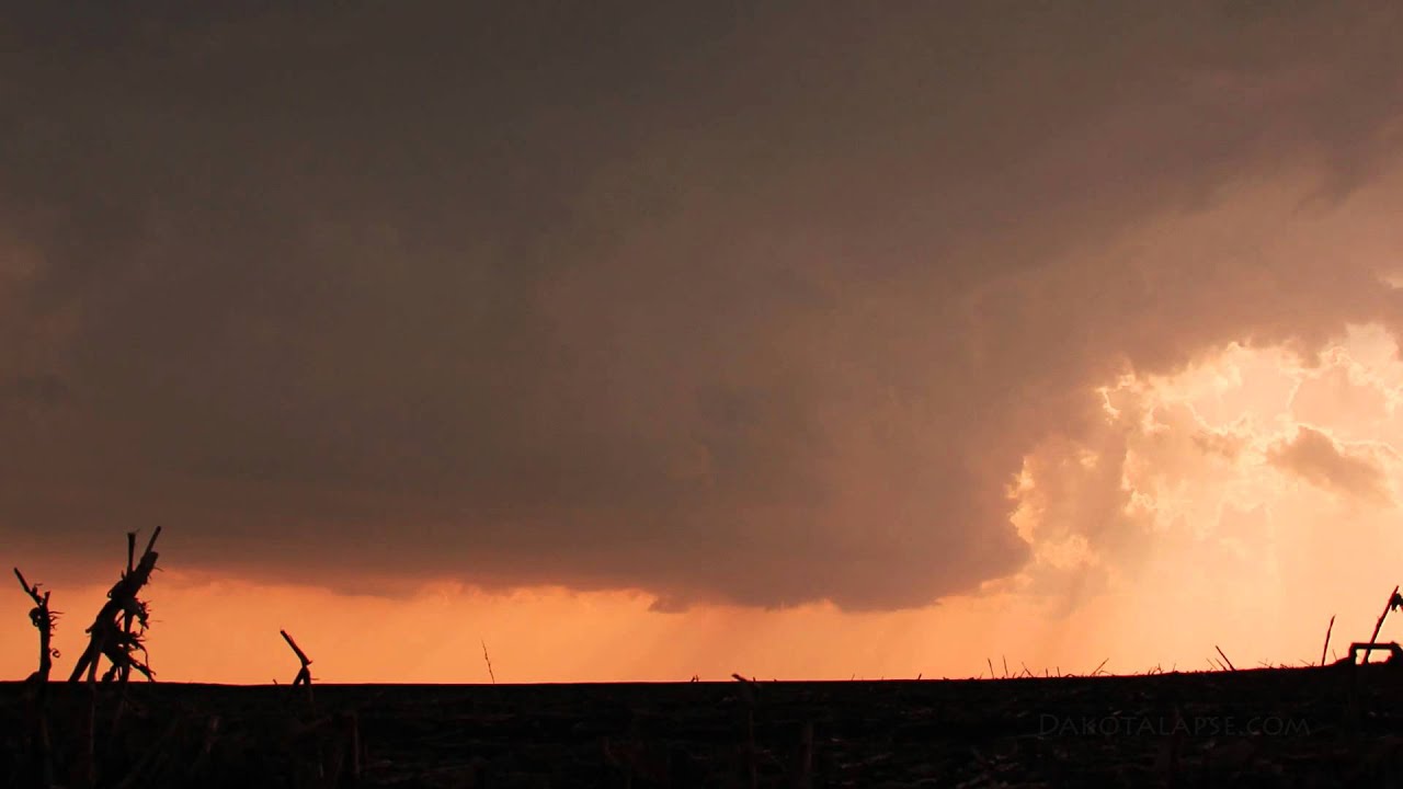 Supercell at Sunset