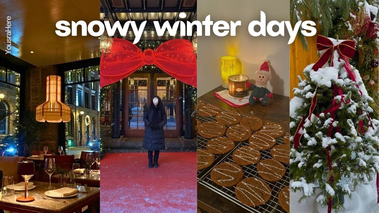 snowy december days