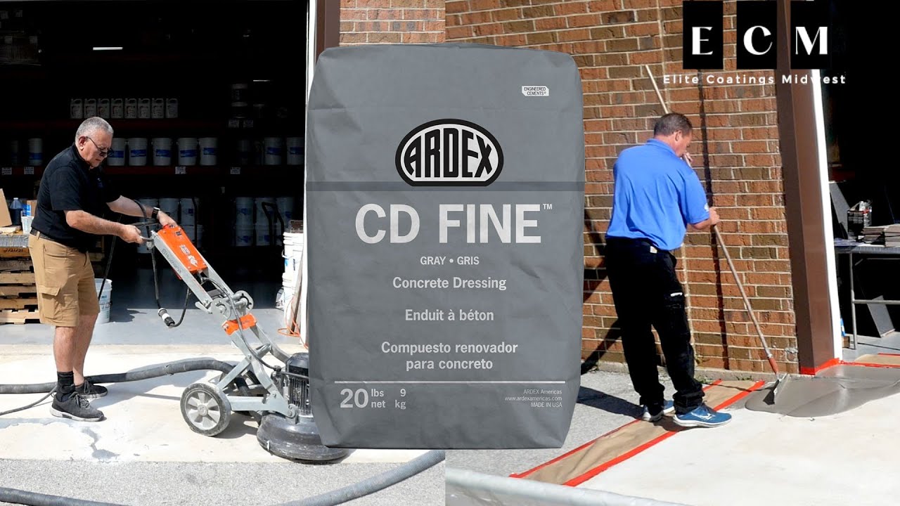 Refinishing Concrete with Ardex CD Fine
