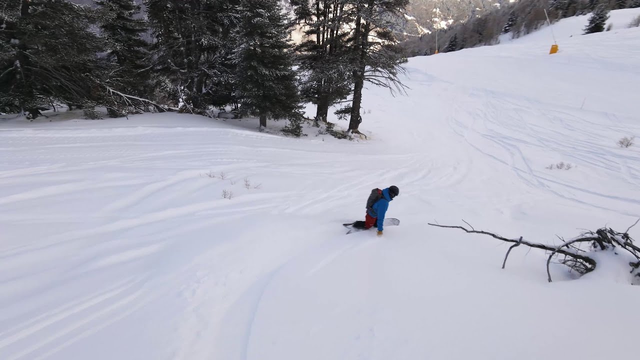 Solo Snowboard Session