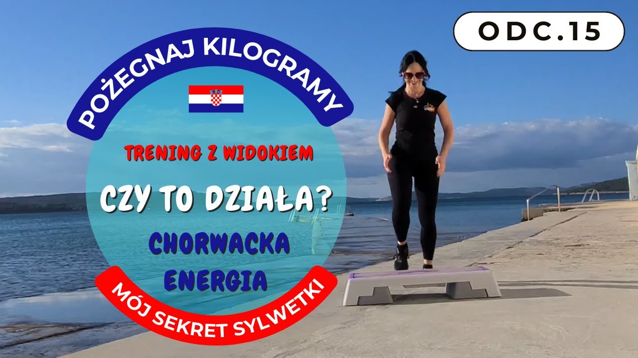 Jak schudnąć po 40-tce i odzyskać energię? Step cardio z DALMACJI: odc.15🍊