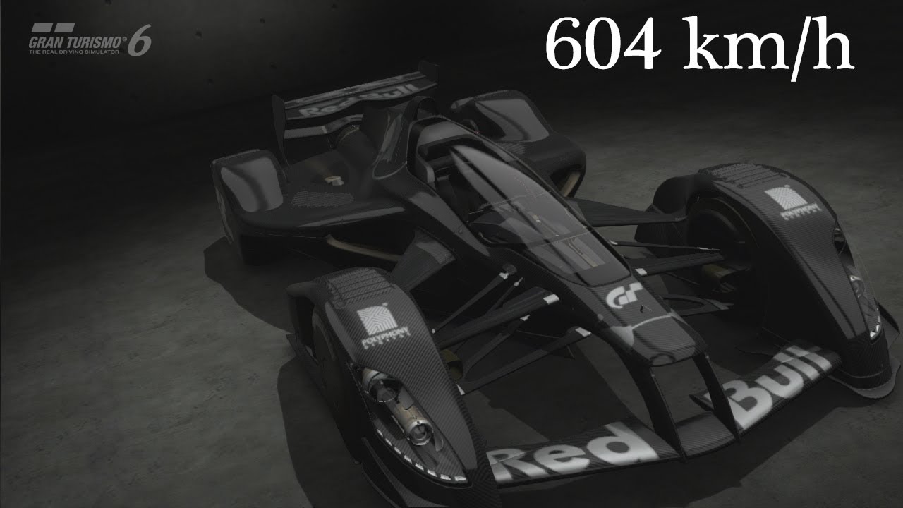 Gran Turismo 6 Red Bull X2010 Prototype - 604 km/h Top Speed