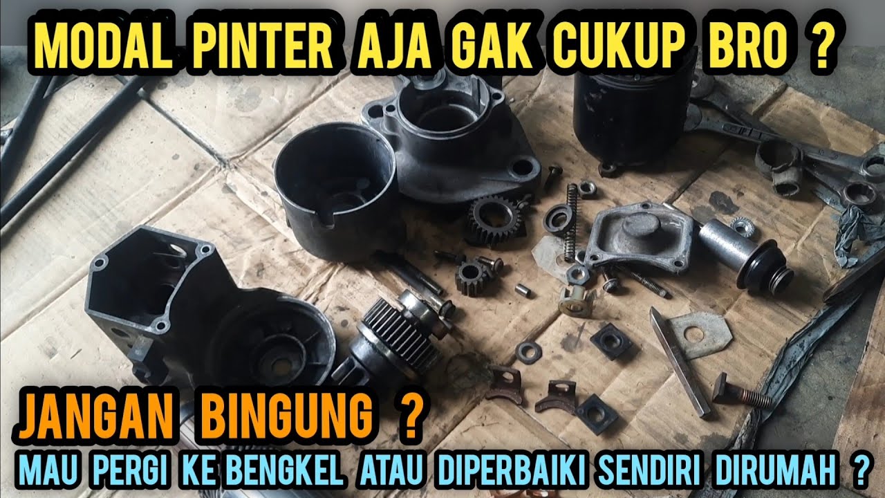 GAMPANG‼️PERBAIKAN DINAMO STARTER MOBIL ISUZU PANTHER (FULL TUTORIAL)