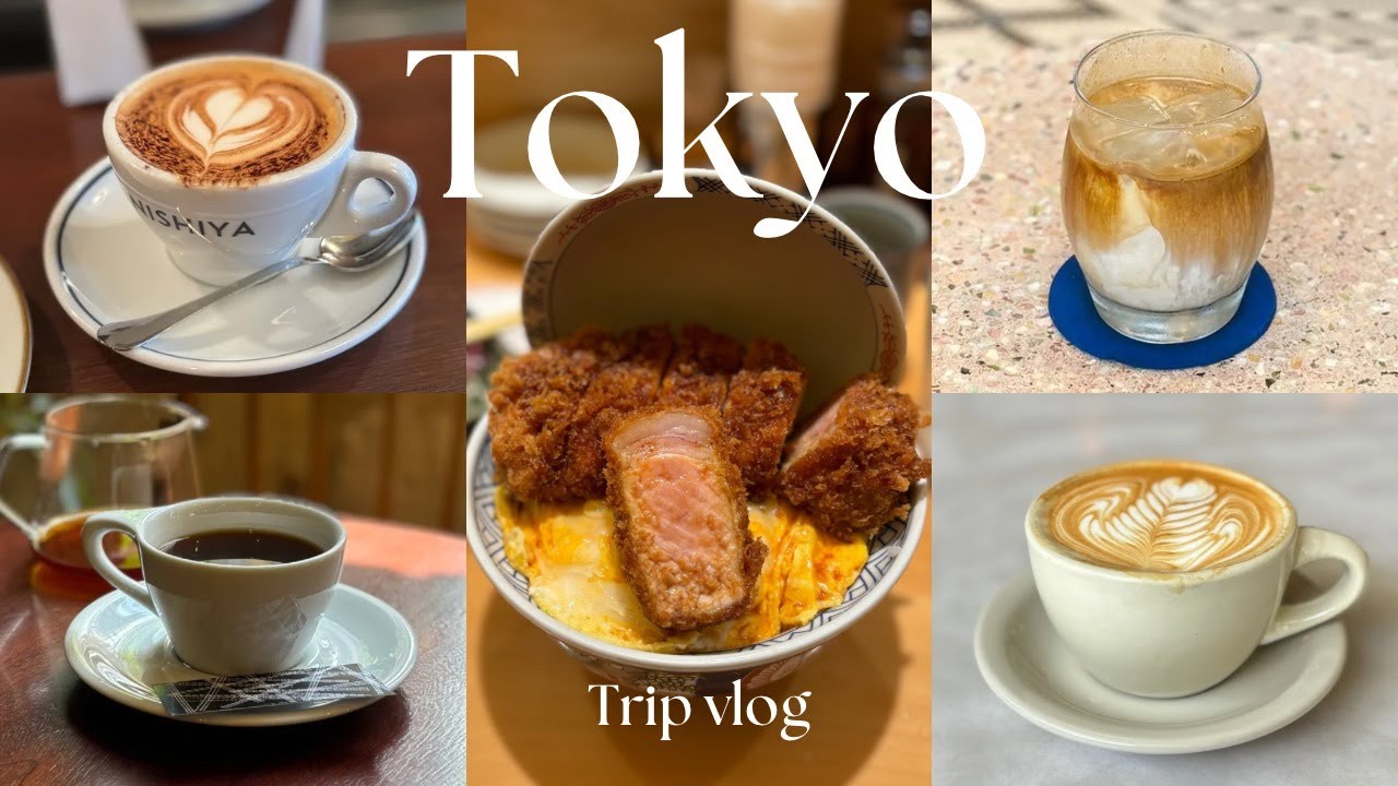 Trip vlog | 東京2泊3日ひとり旅 | 元バリスタのコーヒー屋巡り☕️ | Tokyo coffee tour | カフェとグルメと食器