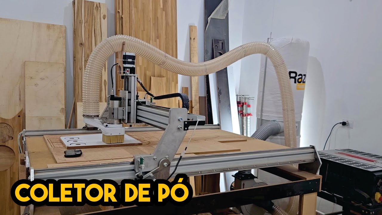 Coletor de Pó na Router CNC - Parte 3