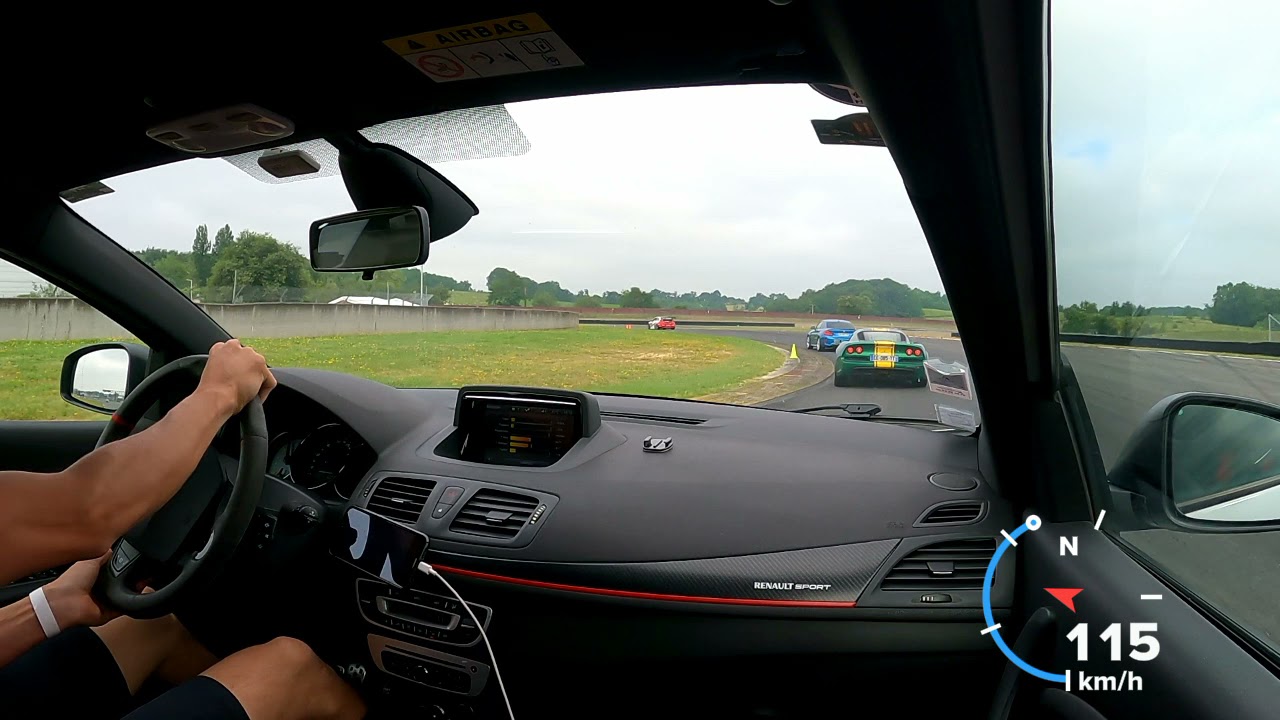 Nogaro avec ma Megane 3 rs Trophy R.