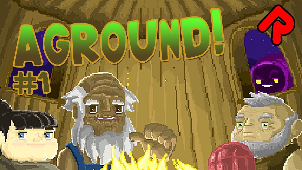 Aground game: 2D Survival Mining RPG! | Let's play Aground gameplay ep 1 (PC)