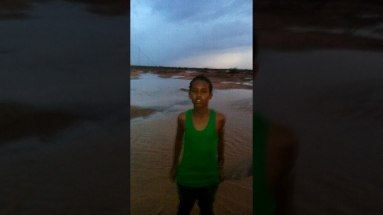 Students of burao academy they were talking about rain
