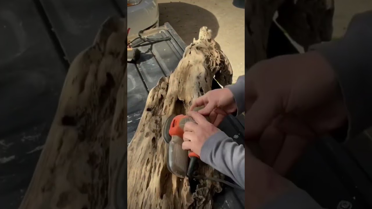 Wow!! Nice transformation!! #driftwood #diy
