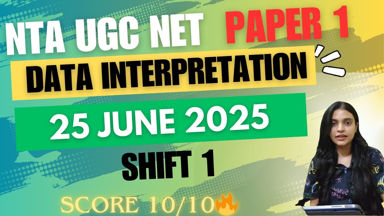 25 june 2025 shift 1 DI Easy solution🔥 | NTA UGC NET | #ntaugcnet #ntanetpaper1 #ntanet