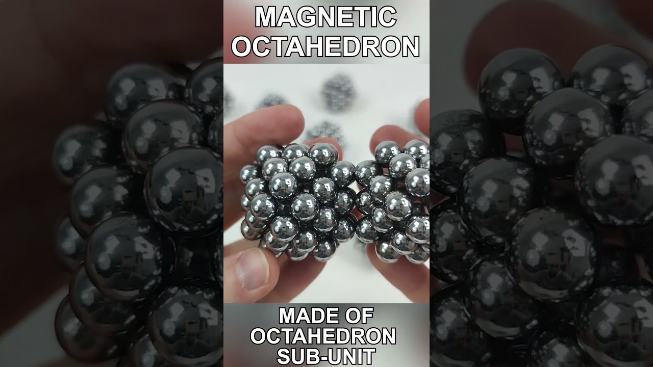 Magnetic Octahedron made of Magnetic Octahedrons | Magnetic Games