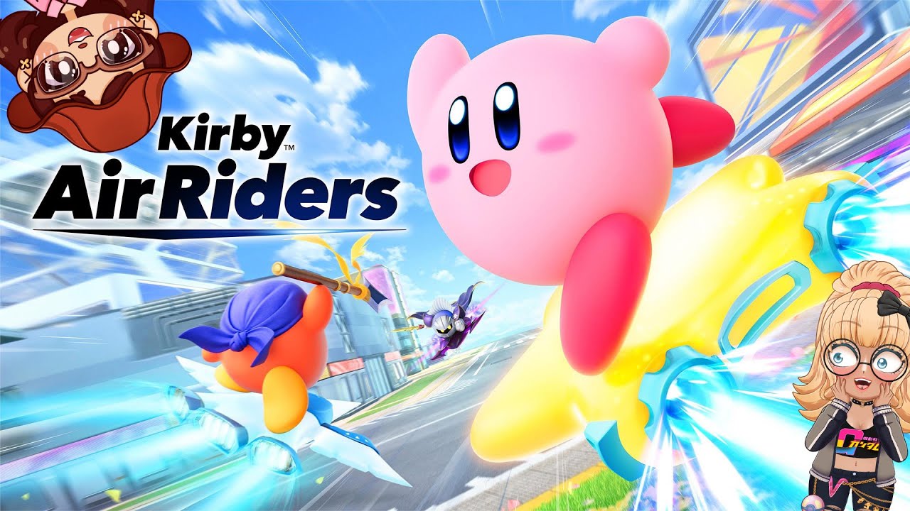 Kirby Air Riders Collab: Turbo boosting with Tomo!