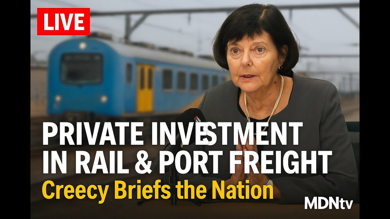 BARBARA CREECY BRIEFS ON PRIVATE INVESTMENT IN RAIL & PORT FREIGHT | MDNtv LIVE
