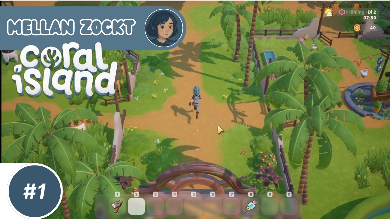 #1 Coral Island Lets Play deutsch - Townies treffen und die erste Saat ausbringen