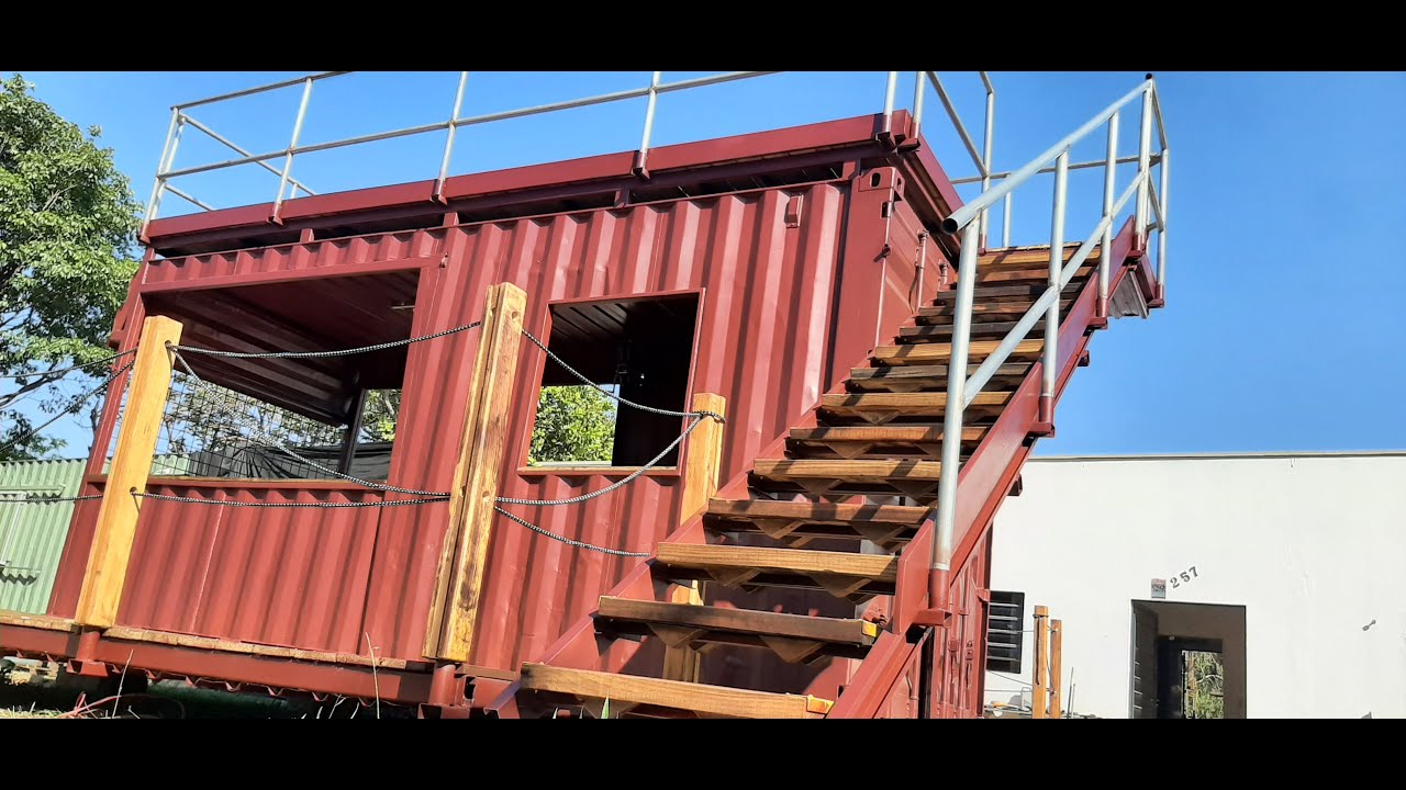 RETROSPECTIVA 2 -  Lanchonete - Casas containers - Escritórios- depósito e sala de reunião