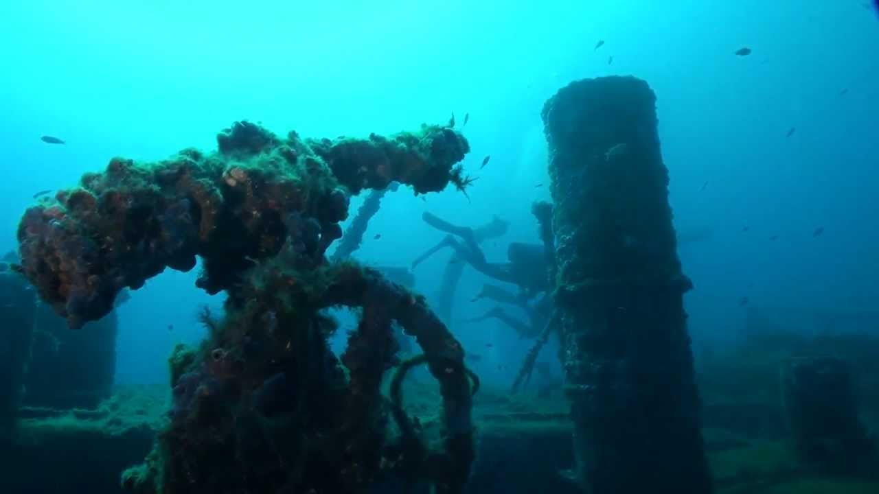Diving in the KT12 Wreck in Sardinia