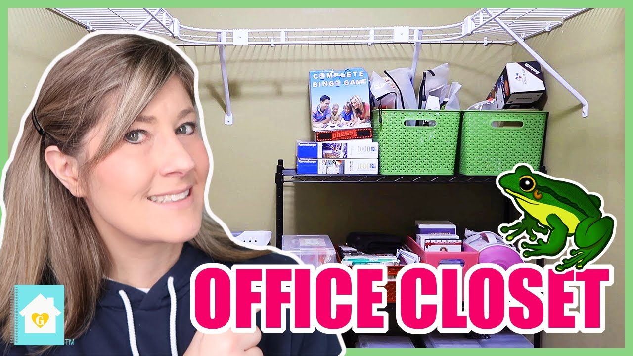 OFFICE CLOSET ORGANIZATION AND CLEAN OUT 2020