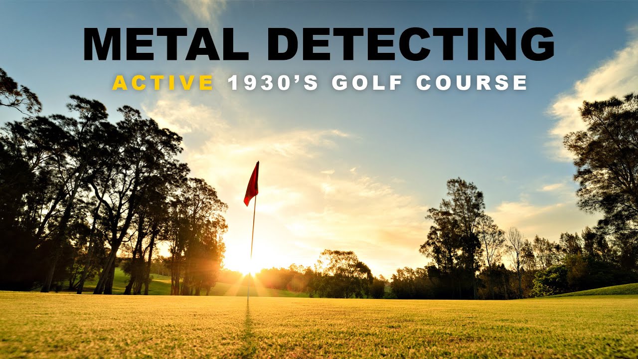 Металлоискатель ДЕЙСТВУЮЩЕЕ поле для гольфа 1930-х годов!
