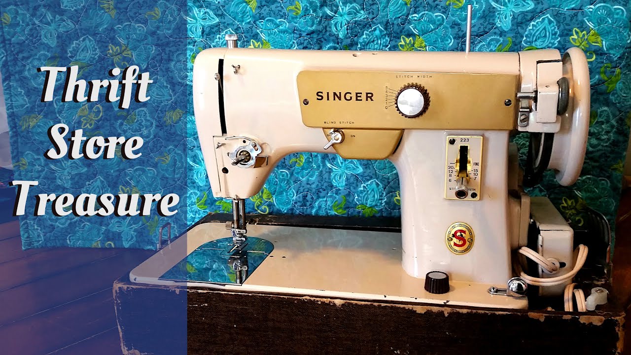 Vintage 1960's Sewing Machine Revival - Singer 223