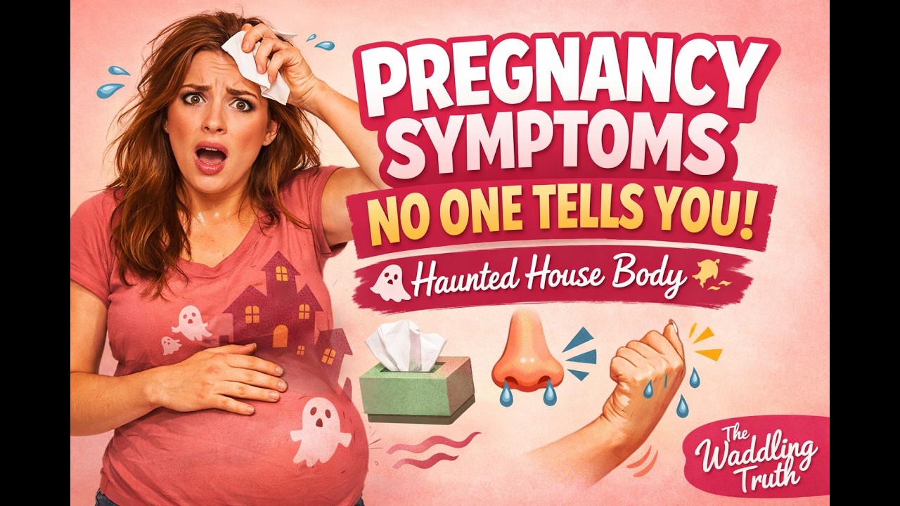 Gagging, Drooling, Sweating Like Crazy… Are These Pregnancy Symptoms EVEN NORMAL?!