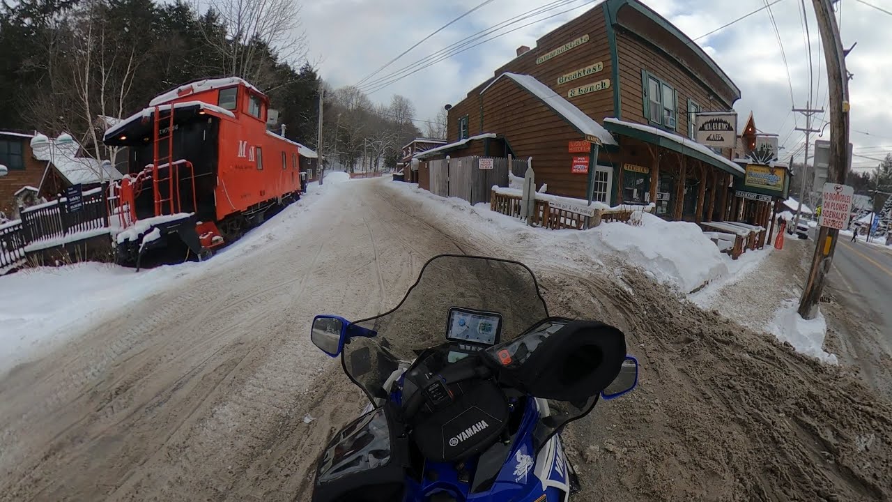 2024 Old Forge Snowmobiling Feb 17   Part 2 - Jada's First Ride!